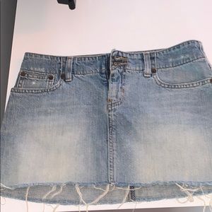 jean skirt